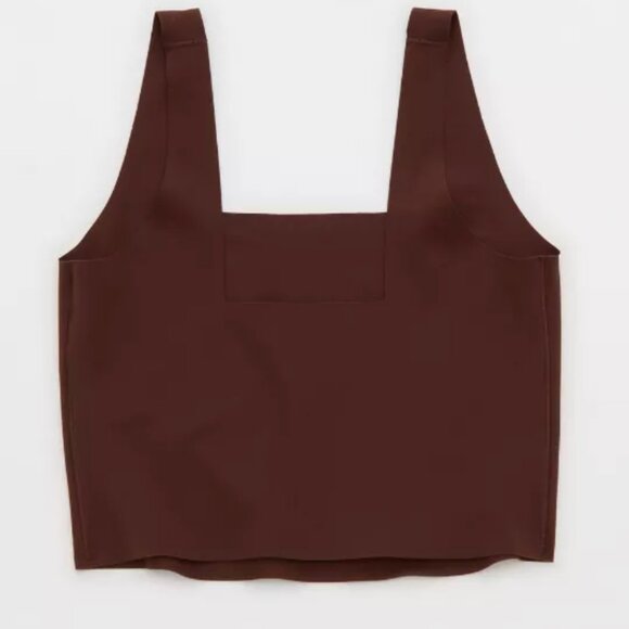 Aerie Brown Tank Top Size L NWT-$39.95 Retail - Picture 6 of 7
